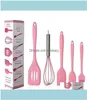 Cake Tools BACKEWare keuken eetbar Home Garden kookgerei keukenware non -steek kookgerei sile kookgereedschap sets eierklager spatu1255517