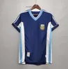 1978 1986 1998 Argentina Retro Soccer Jersey Maradona 1996 2000 2001 2006 2010 Kempes Batistuta Riquelme Higuain Kun Aguero Caniggia Auto