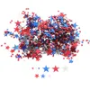 Décoration de fête 1 sac d'Exquise Independence Day Sequin Confetti Glitter Star Shape Table Table maître