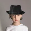 Boinas crianças Fedora Hats Gentleman Kids Dancing Performance Chap
