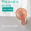 Electric Fans Multi functional portable magnetic clip on fan USB charging mini handheld folding fan for desktop clip on fans in dormitories and officesWX