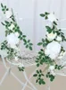 Fiori decorativi 2pc Nate natale per matrimoni di fiori artificiali per decorazioni per le sedie per le sedie a cerimonia
