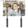 SELIE MONOPODS PORTABLE Trépied de téléphone de bâton de selfie 44 pouces avec télécommande sans fil Trépied de smartphone extensible WX