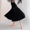 مرحلة ارتداء لوتس حزام تنورة لاتينية الرقص فستان المرأة الأداء الأداء بطن الفساتين الرقص الحديثة MD36