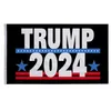 Bannerflaggor 90x150cm/3x5ft Trump 2024 Flagga U.S. Allmänt val 2 Koppar Grommets Save America Again Polyester utomhus inomhusdekora dhnrd