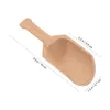 Ensembles de vaisselle 2 pcs cuillères en bois salle de bain ménage au sel de sel de feuille de café scoops de salle de bain pratiques accessoires de salle de bain