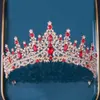 Tiaras Brautkrone Neue europäische Kopfbedeckungsstil Kristall Haarkleid Accessoires Tiara Frauen Hochzeit Strass Kronhaarschmuck