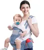 Baby draagstoel met opbergzak kangoeroe schouder swaddle sling baby tas ergonomische rugzak hipset 240426