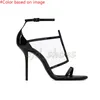 With Box 2024 Women High Heels Dress Shoes Office Designer Heels Sexy Style Suede Leather Black White Gold Lady Luxury Loafers Sandals Rubber 35-41