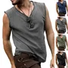 Chemises décontractées pour hommes Tendy Summer Top rapide Dry Pure Color Tank Loose