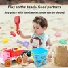 Sand Play Water Fun Summer Beach Sand Play Toys for Kids Sandbox Set Kit Water Toys Sand Bucket Pit Tool Outdoor Toor for Children Boy Girl Gifts D240429
