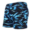 Mäns badkläder Fantastisk simningsstång Fast Torkning Mens Firm Eyes Cute Elastic Pattern Summer Q240429