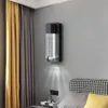 Set van 2 elegante moderne kristallen wandwanden in goud - stijlvolle wandverlichting voor woonkamer, slaapkamer, badkamer, gang, trap en meer (2 verlichtingsarmaturen)