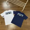 TシャツメンズTシャツデザイナーTシャツメンズTシャツ夏の山のピークカジュアルルーズラウンドラウンドネック短袖Tシャツの男性と女性カップル服