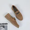 BC Best Men's Suede Mejczyki Białe lato podróż miękka platforma komfortowy z koralikami stylowe buty swobodne z chudymi dżinsami