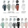 Tumblers Rose Quartz St Quencher H2 0 40oz koppar med handtag insat bilmuggar logotyp på lock samma färg rostfritt S267s droppleverans hom dhr8y