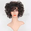 Xuchang Curly Wig Womens Shor cort Capelli per capelli corti