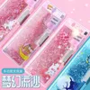 Multifunctionele Quicksand Style Pencil Case Large-Capacity Stationery Box Creative School Supplies Cute Kawaii Pen Box 240423