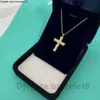 Cross Anhänger Designer Halsketten Luxusmarke Diamant Halsketten Schmuck Männer Frauen Gold Silber Rose Halskette Zirkon Kette Mode Hochzeit Schmuck Weihnachtsgeschenk