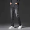 Męskie dżinsy wiosna i jesień nowe dżinsy męskie spodnie biznesowe luźne proste spodni miękkie i wygodne dżinsowe pantswx