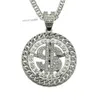 Vendre à chaud Hiphop Agressive à tendance Homme exagéré Hip Hop Diamond Diamond Set Pendant Pendant Collier