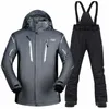 Ski -jassen Ski -pak Men Winter 2024 Waterdichte winddichte dikke dikke sneeuwkleding Sets Jacket en snowboardpakken Merken