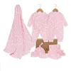 100% farbenfrohe Baumwolle geborene Kleidung Set 13pcs/Set Born Baby Clothing Set Layette für Jungen und Mädchen 240424