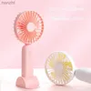 Electric Fans 2024 New Explosion USB Handheld Small Fan Mini Portable Charging Student Dormitory Desktop Night Light Silent Small Electric FanWX