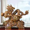 Decoratieve beeldjes Het jaar van Dragon Feng Shui Ornament Office trekt rijkdom ambachten huiswarming zakelijke geschenken woonkamer decoraties aan