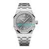 Montres de luxe APS Factory Audemar Pigue Royal Oak Watch 37 mm Gris Index Hour Diad ST5C