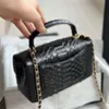 Tote handväska python mönster handhållen kedjepåse axelväska elegant crossbody väska kväll bankett diamantmönster fyrkantig väska