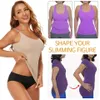 Damenbauchregelung Shapewear Glattes Körperforming Camisol -Tanktops Plus Größe Abschleife Unterwäsche nahtloser Kompressionshaper 240426