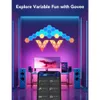 Govee Glide Hexa Light 패널로 공간을 바꾸십시오 - 스마트 RGBIC 육각형 LED 벽 조명 음악 동기화, Alexa Google Assistant와 함께 Creative Indoor