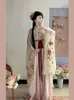 Ethnic Clothing Hanfu Dress Women Chinese Traditional Vintage Embroidery Hanfu Female Halloween Cosplay Costume Summer Dress Gradient Pink Hanfu