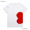 Jogar camisa camiseta camisetas mais novas masculinas designer de luxo amri camiseta moda dos homens stshirt homem roupas lettle vermelho coração chuan kubao ling pólo camisa 487