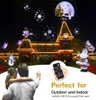 Christmas Laser Projector Animation Effect IP65 IndoorOutdoor Halloween Projector 12 Patterns SnowflakeSnowman Stage Light Y203021049