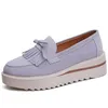 Gai Women Casual Shoes Platforma Platforma poślizgnij się na czarnym brązowym beżu czerwony zielony granatowe fioletowe lekkie Tan Ban Women Treners mody na zewnątrz jogging chodzenie