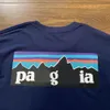 TシャツメンズTシャツデザイナーTシャツメンズTシャツ夏の山のピークカジュアルルーズラウンドラウンドネック短袖Tシャツの男性と女性カップル服