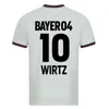 2023 2024 Jerseys de fútbol Bayer Leverkusen Wirtz 23 24 Schick Tah Home Away Third Hlozek Demirbay Tapsoba Football Shirt 04 Adultos Kits Champion Kits Kits