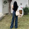 Vintage Straight Jeans Women Spring Summer High Waist Wild Wide Leg Denim Trousers Fashion Streetwear Loose Y2K Jean Pants 240423