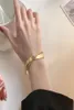 Bracelet de couleur géométrique élégant Geométrique Gold Gold Quality Cuff de style vintage pour femmes Cadeaux de bijoux personnalisés5458863