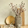 Decorative Flowers Dried Pine Cone Diy Tree Branch With Fake Snow Shooting Props Decoration For Home Party Christmas 67.5cm Decor