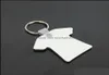 Keychains Fashion Accessories Whole 100Pcs Diy Mdf Double Blank TShirt Key Chain Sublimation Wood Ring For Heat Press Transfer Je5451743