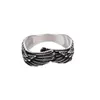 Bandringe Vintage Angel Devil Wing Paar Ring persönlich weibliche Metall offen verstellbare Finger Silber Punk Hip Hop Schmuckgeschenk Q240429