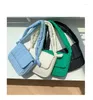 Sacs de soirée Luxury Femmes Brand Nylon Stripe Tripe Tripted Crossbody Sac Simple grand volet Messager Léger épaule