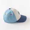 Dave Bella Spring Kids Baseball Cap Solid Letters Childrens Outdoor Blue Caps Mädchen Jungen Sonnenhut DB1248182 240429