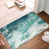 Carpets Blue Ocean Waves Porte du sol avant Porte d'entrée