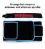 Terapia de infravermelho distante Wrap Slim Body Wrap Red LED Light Device Women Care Shake Off Belt Fat Warm UTERUS6848505