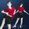 STEGN WED Wear Children's Firls 'Latin Dance Skirt Summer Competition Practice Dress