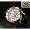 Wanpai Six Naald Chronograph Full Function Quartz Mens Business Gentleman Chronograph Kijk klein 211